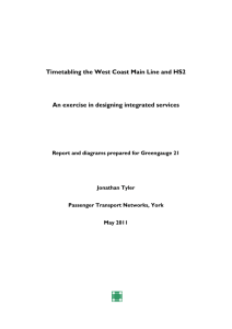 WCML+HS2 report - Passenger Transport Networks