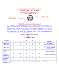 Department of Agronomy - Rajendra Agricultural University, Pusa