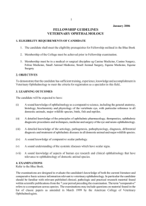 fellowship guidelines - Australian College of Veterinary Scientists