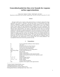 III. Theoretical Model for Estimating Bias Error Bounds