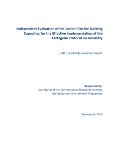 TECHNICAL PROPOSAL Template - Biosafety Clearing