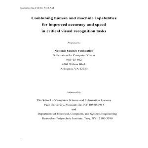 NSF Proposal - Seidenberg School of Computer Science and