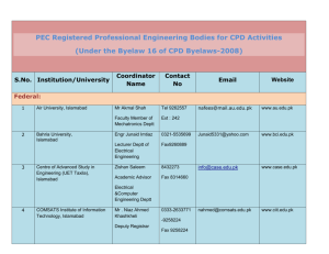 to list of Registered Professional Engineering Bodies