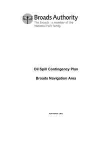 Draft Oil Spill Contingency Plan