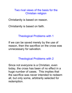 Two rival views of the basis for the Christian religion