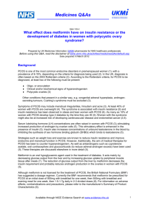 insulin resistance - NHS Evidence Search