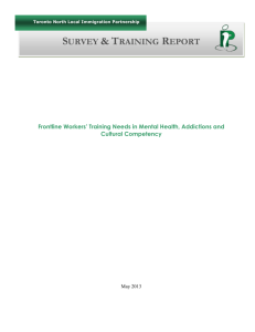 Frontline Workers` Training Needs in Mental Health