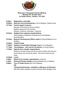 Agenda - South Western Federation of Museums and Art Galleries