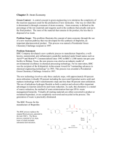 Chapter 3: Atom Economy