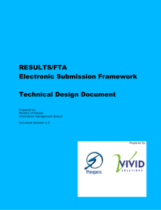 ESF Technical Design - Ministry of Forests, Lands and Natural