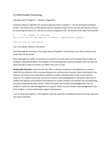CS 4328 Parallel Computing Lab Exercise for Chapter 7 – Moore`s