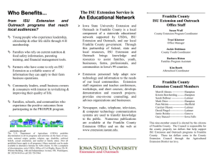 Who Benefits - Iowa State University Extension and Outreach