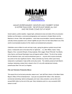 Copy for approval: - Greater Miami Convention & Visitors Bureau