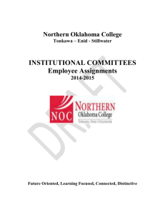 NOC Institutional Committees