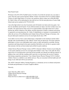 Dear Parent/Coach - Lanier Longhorn Football