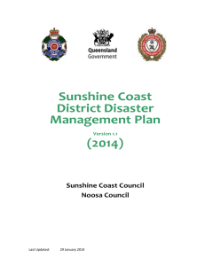 Sunshine Coast District Disaster Management Plan