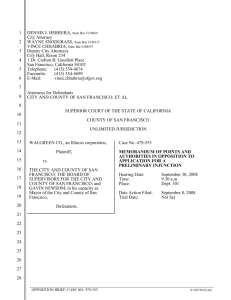 Walgreens Pharmacy suit SF City County brief