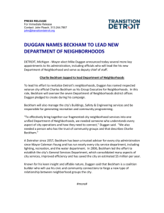 PRESS RELEASE - TransitionDetroit.org