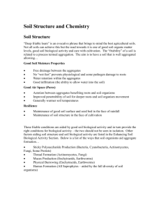 Soil Structure and Chemistry