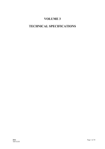 technical specifications