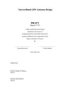 interim report - B term 2006 - Electrical & Computer Engineering