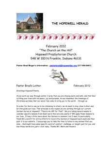 HOPEWELL HERALD - HopewellPC.org