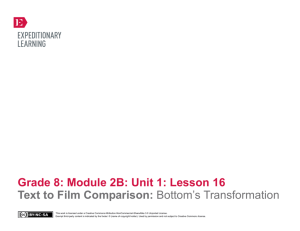 Grade 8 Module 2B, Unit 1, Lesson 16