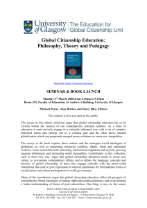 Global Citizenship Education: Philosophy, Theory and Pedagogy
