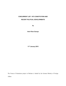 concurrent list:1973 constitution and