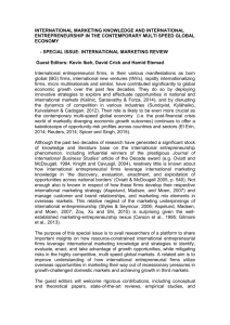 IMR Special Issue - ie