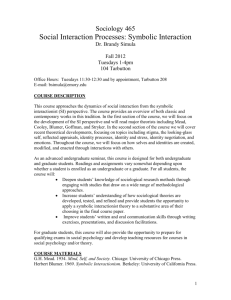 Sociology 465 - Brandy L. Simula, PhD