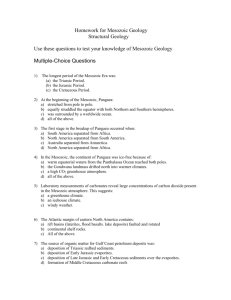 4 Mesozoic Geology Homework b