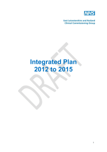 Within East Leicestershire and Rutland CCG, there are areas that