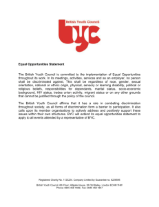 Equal Opportunities Statement