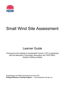 local winds - Office of Environment and Heritage