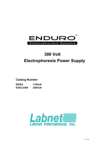 300V Power Supply - Labnet International