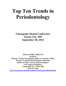 Products for the Treatment of Chronic Periodontitis