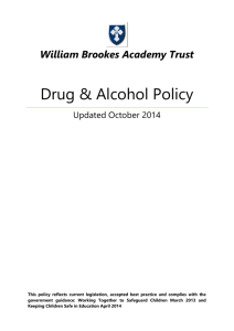 Drug and Alcohol Policy - William Brookes School