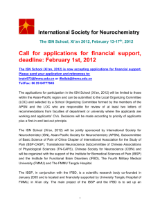 International Society for Neurochemistry