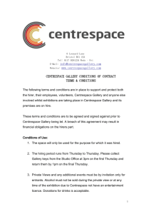 Centrespace Terms and Conditions