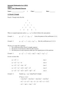 Binomial theorem Notes