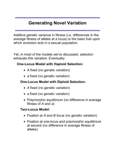 Evolutionary Genetics