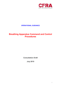 Breathing Apparatus Command and Control Procedures