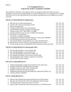 USGS LTA Requirments Checklist
