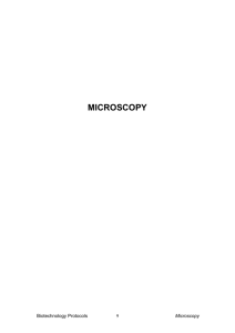 Care of the microscope