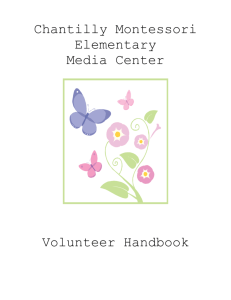 Chantilly MC Volunteer Handbook
