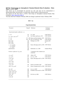 Data Sheet V.A1.27 HI27 - IUPAC Task Group on Atmospheric