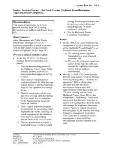 Report for City Council April 29, 2003 meeting.