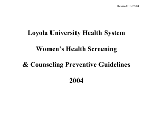 LUHS Women`s Health - Stritch School of Medicine