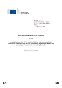 SANCO/7080/2013 CIS - European Parliament